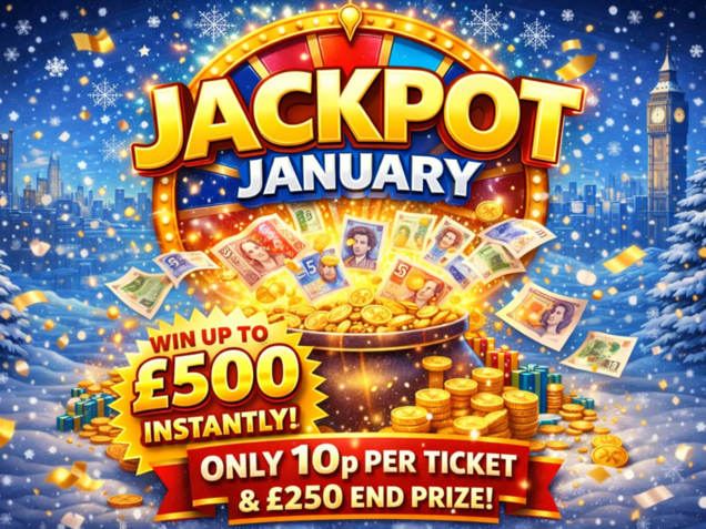 Jackpot January - £10k Instant wins! image