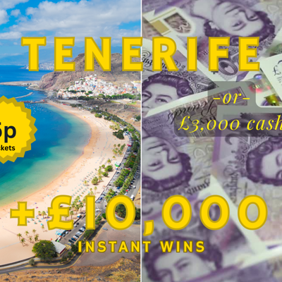 Tenerife Holiday or £3000