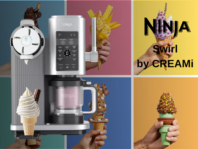 NINJA Swirl by CREAMi 13-in-1 Ice Cream & Frozen Dessert Maker image