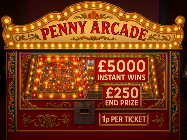 Penny Arcade - £5000 instant wins, £250 end prize! image