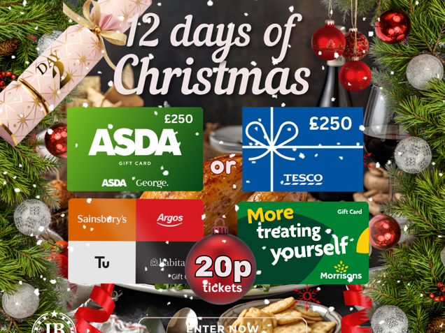 Day 2 - £250 supermarket of choice gift card! image