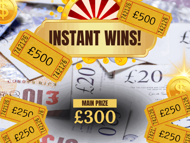 The Cash Vault - £300 Main Prize - £4400 Instant Wins image
