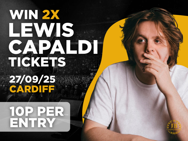 Win 2 X Lewis Capaldi tickets - Cardiff 27th september! image