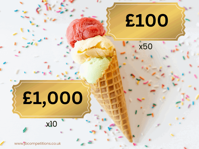 Hundreds 'n' Thousands - £1000 end prize & £15k instant wins! image