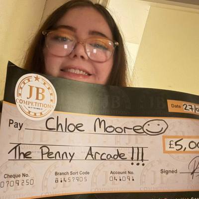 Penny Arcade £5000 end prize