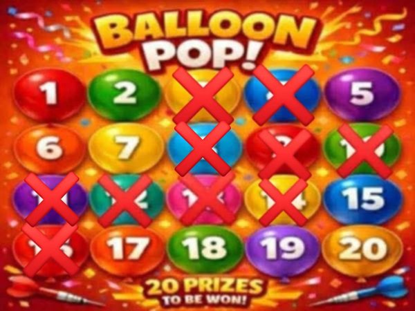 Balloon Pop - £15,000 instant wins!